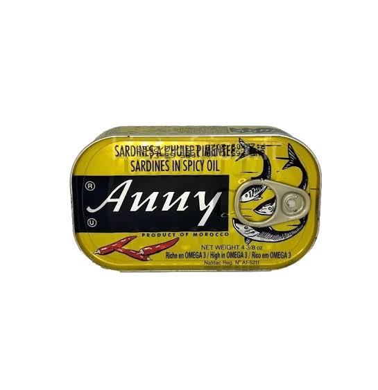 Anny Sardines à l’huile pimentée